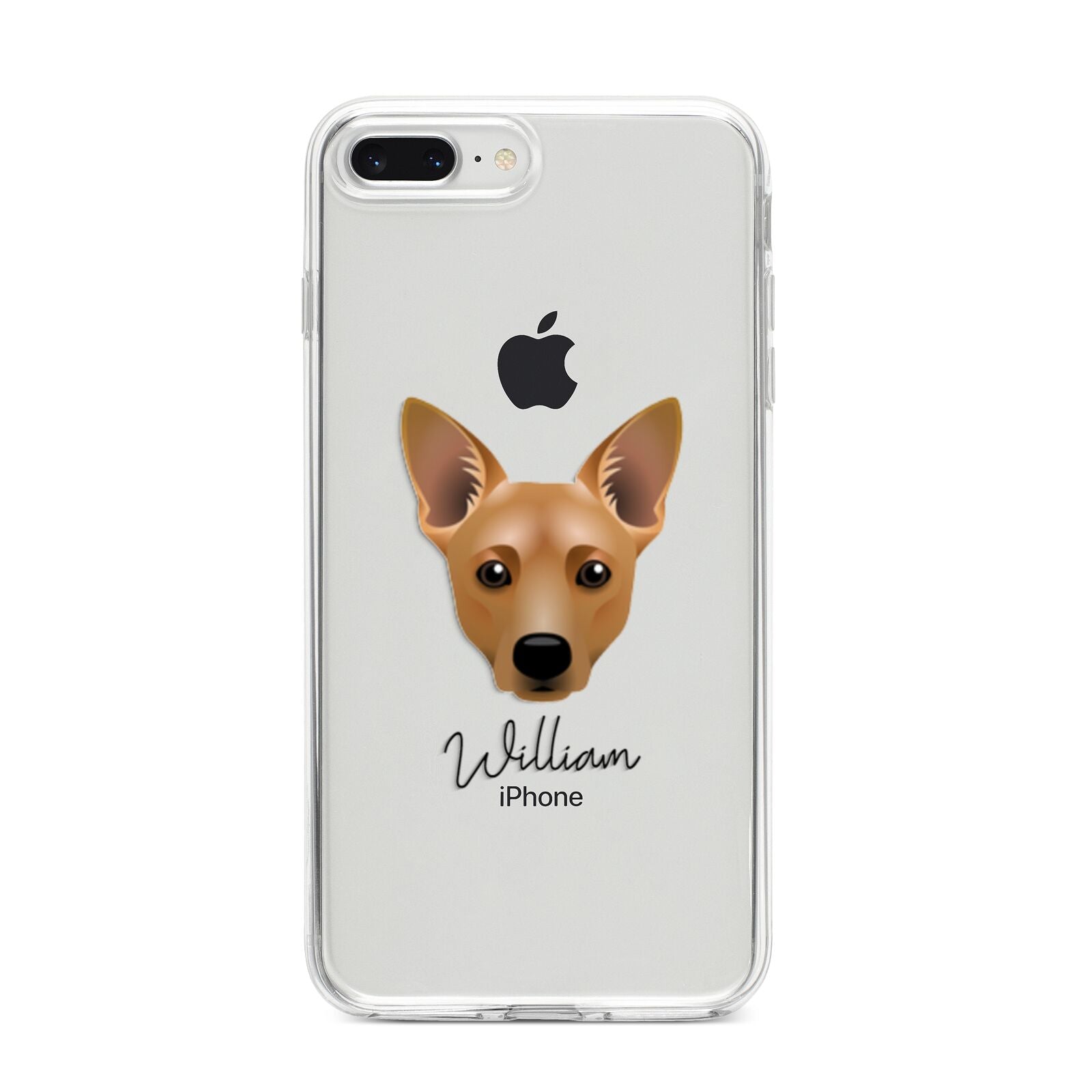 Cojack Personalised iPhone 8 Plus Bumper Case on Silver iPhone