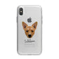Cojack Personalised iPhone X Bumper Case on Silver iPhone Alternative Image 1