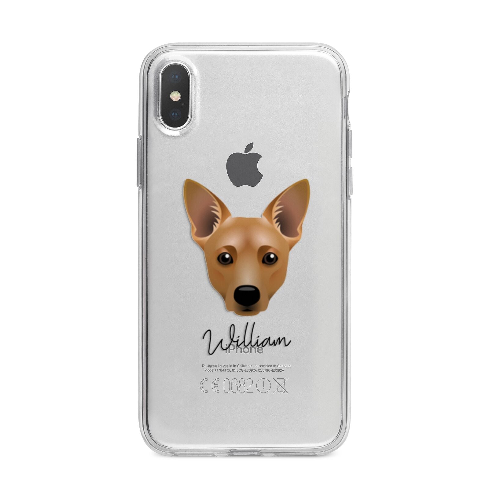 Cojack Personalised iPhone X Bumper Case on Silver iPhone Alternative Image 1