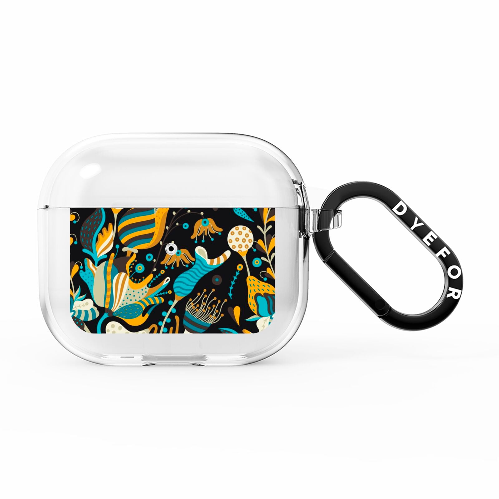 Colourful Floral AirPods Clear Case 3rd Gen