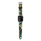 Colourful Floral Apple Watch Strap Size 38mm with Silver Hardware