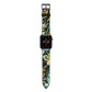 Colourful Floral Apple Watch Strap with Space Grey Hardware