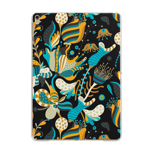 Colourful Floral Apple iPad Gold Case