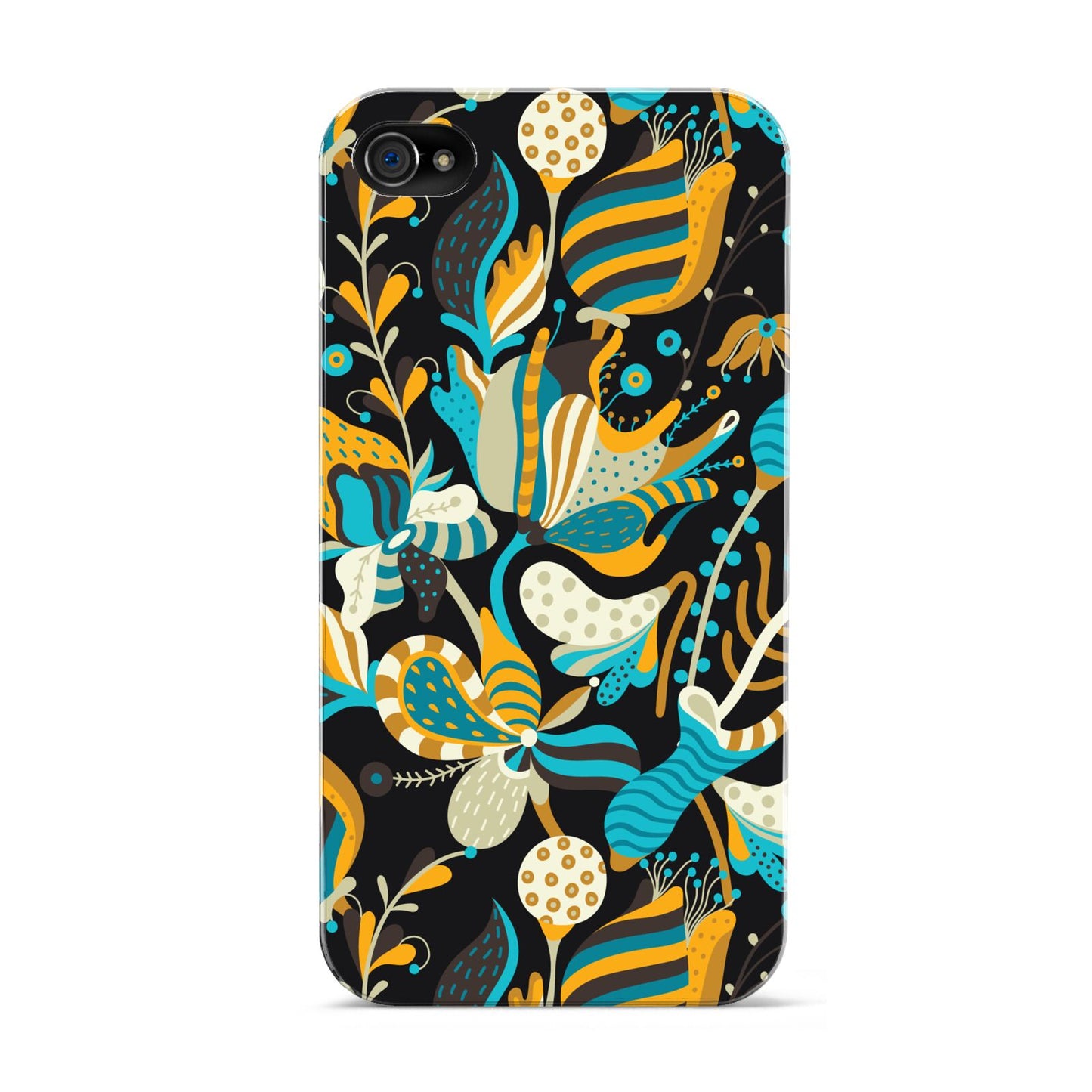 Colourful Floral Apple iPhone 4s Case