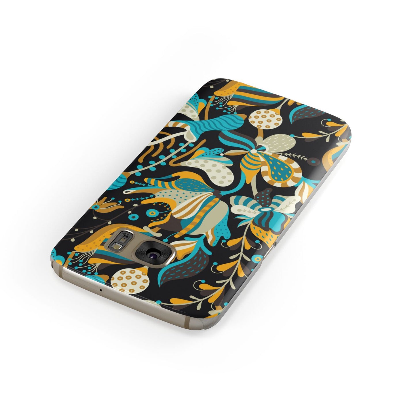 Colourful Floral Samsung Galaxy Case Front Close Up
