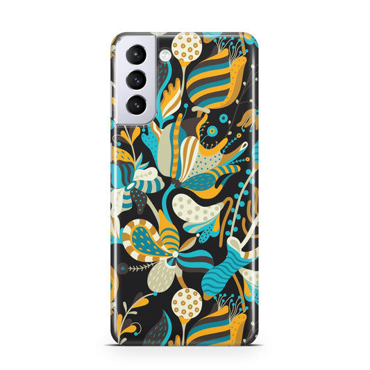 Colourful Floral Samsung S21 Plus Phone Case