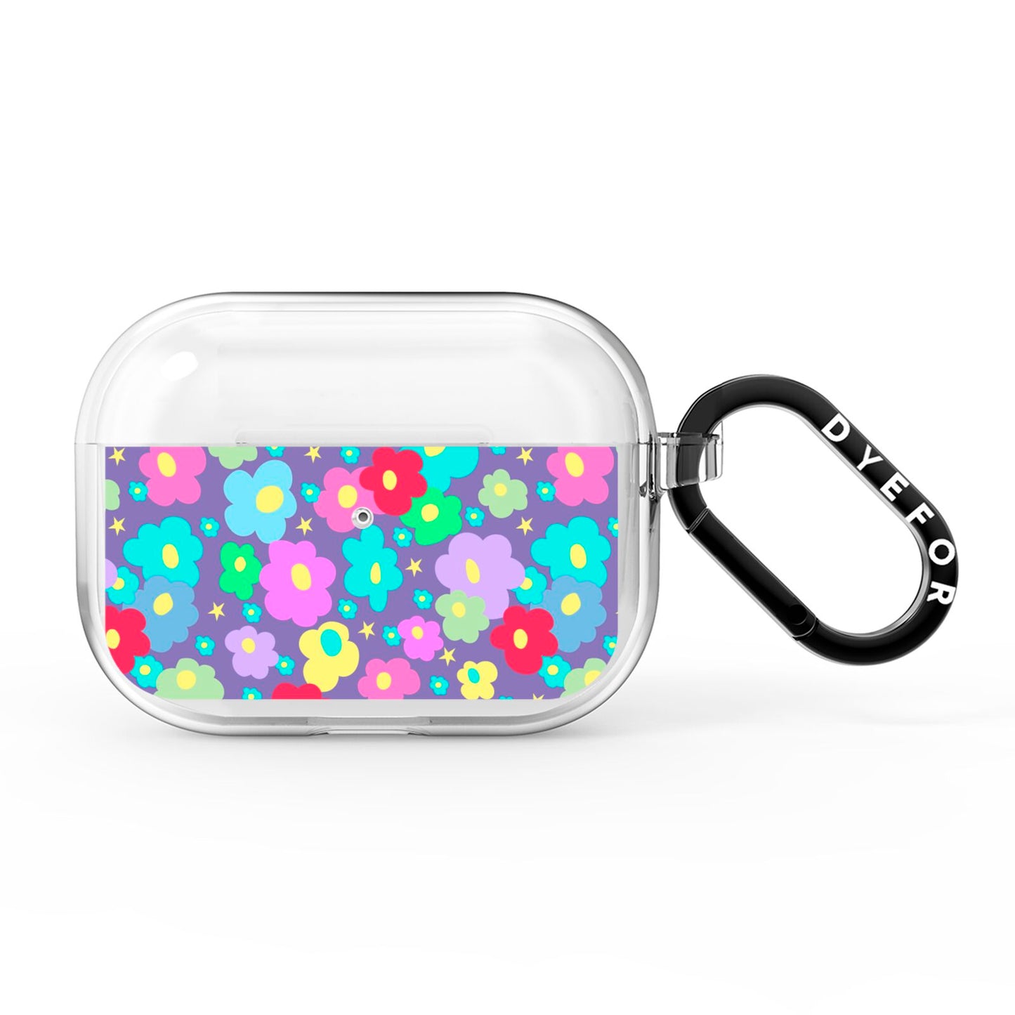 Colourful Flowers AirPods Pro Clear Case