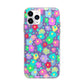 Colourful Flowers Apple iPhone 11 Pro Max in Silver with Bumper Case