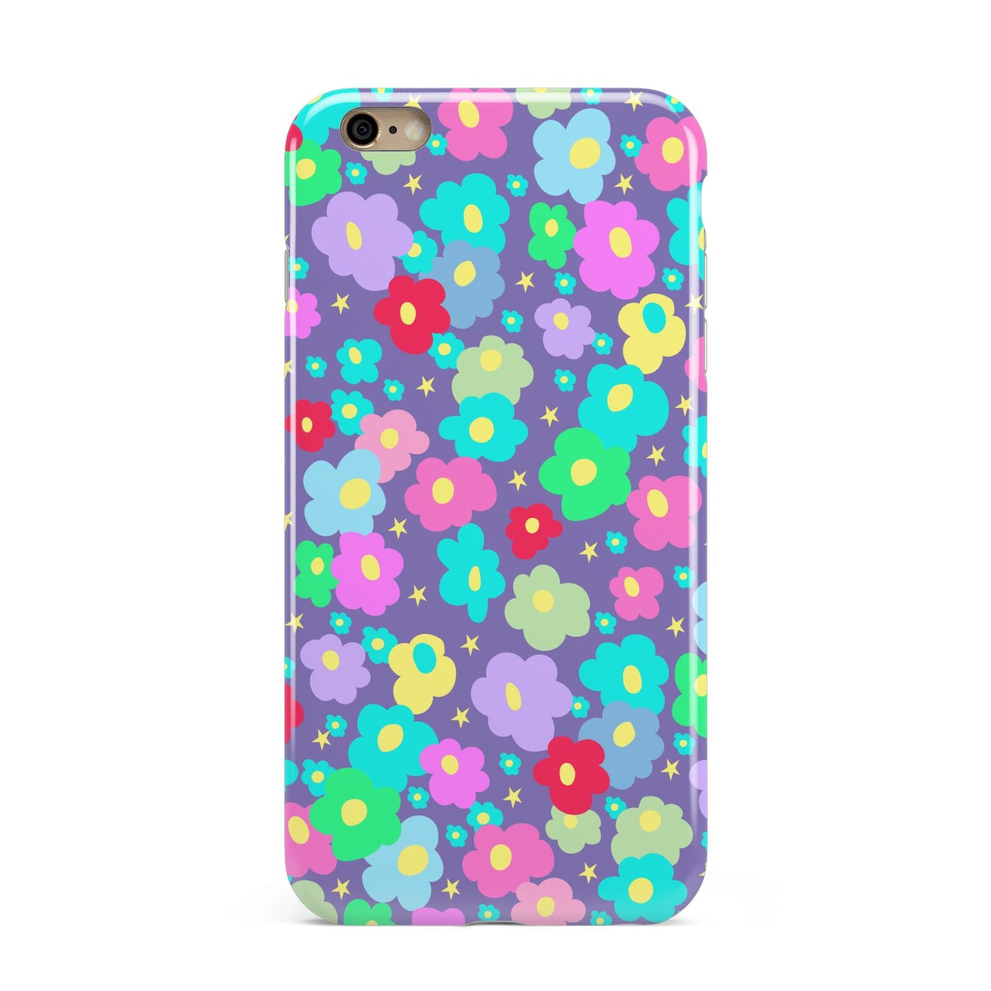 Colourful Flowers Apple iPhone 6 Plus 3D Tough Case