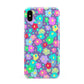 Colourful Flowers Apple iPhone Xs Max 3D Tough Case