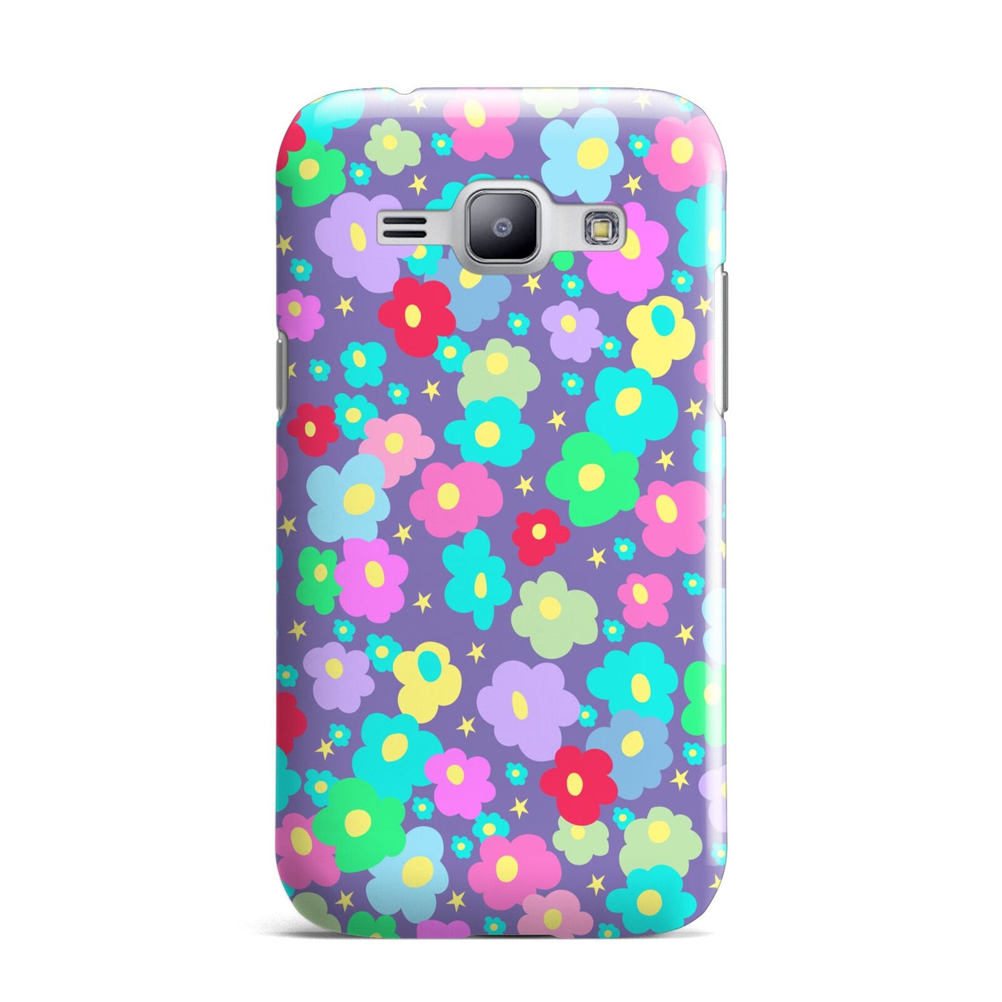 Colourful Flowers Samsung Galaxy J1 2015 Case