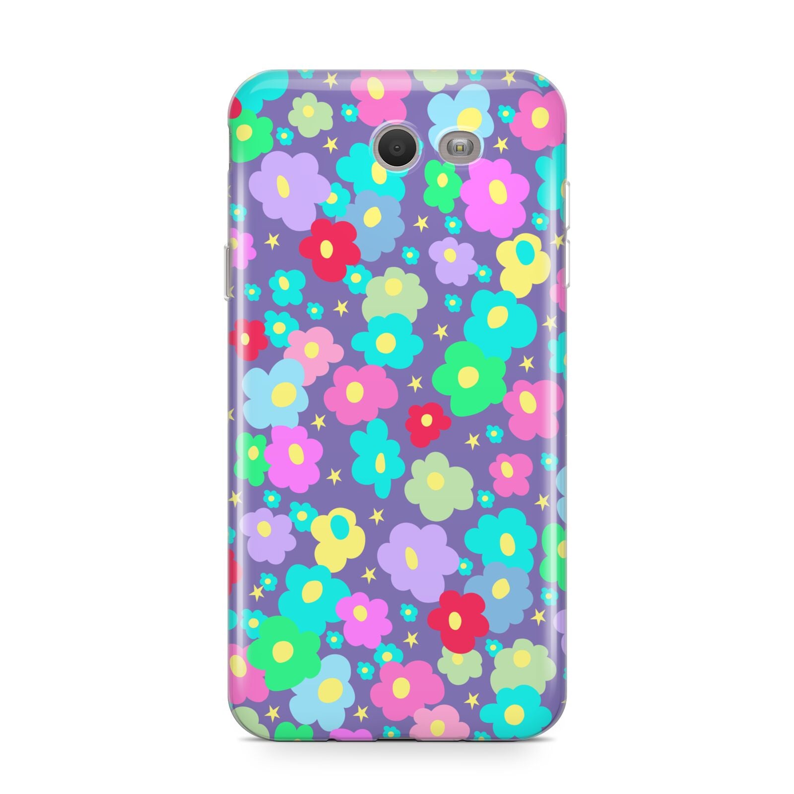 Colourful Flowers Samsung Galaxy J7 2017 Case