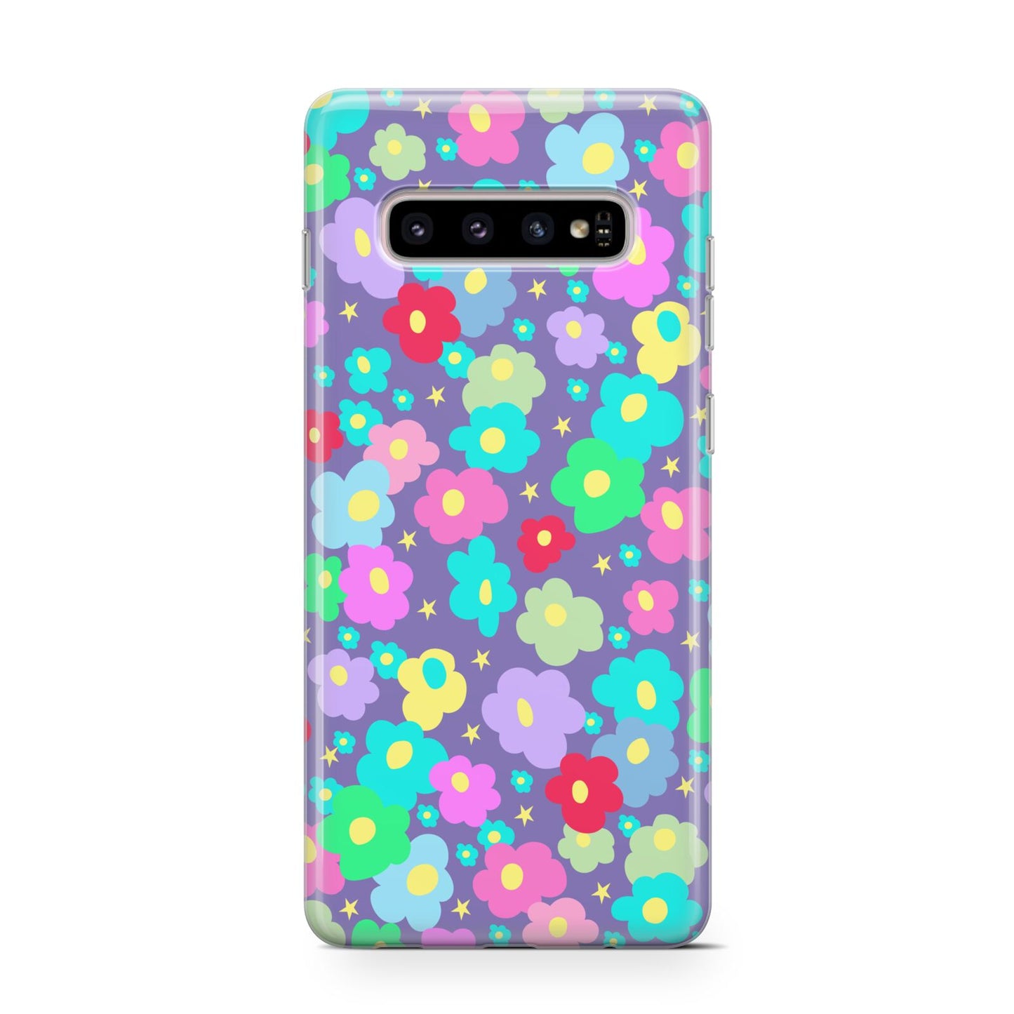 Colourful Flowers Samsung Galaxy S10 Case