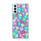 Colourful Flowers Samsung S21 Plus Phone Case