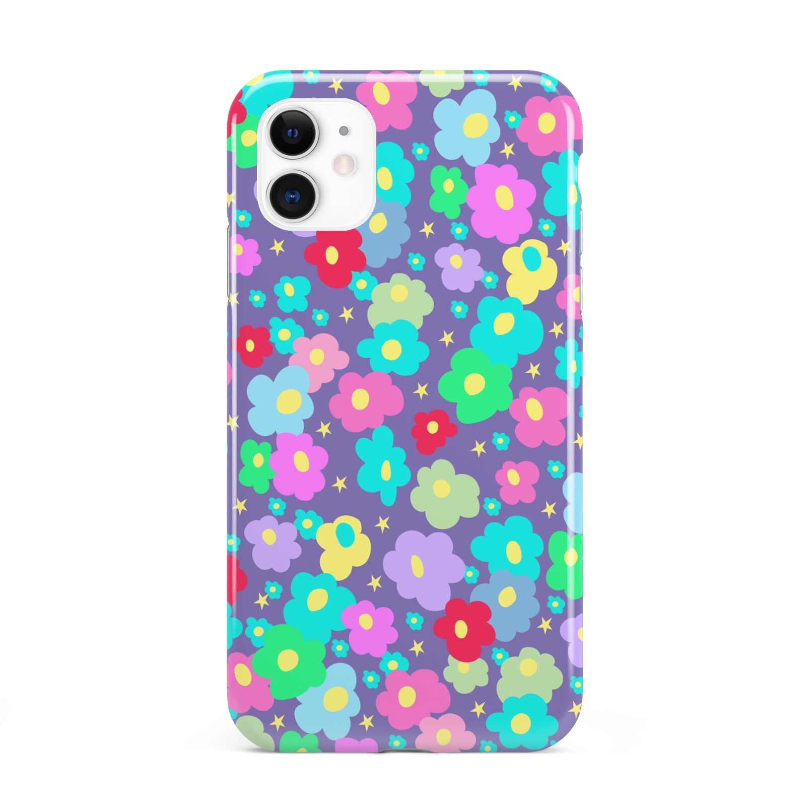 Colourful Flowers iPhone 11 3D Tough Case