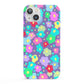 Colourful Flowers iPhone 13 Full Wrap 3D Snap Case