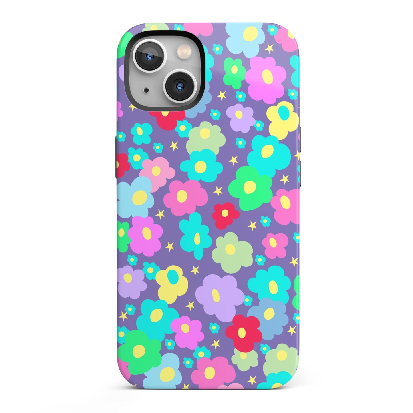 Colourful Flowers iPhone 13 Full Wrap 3D Tough Case