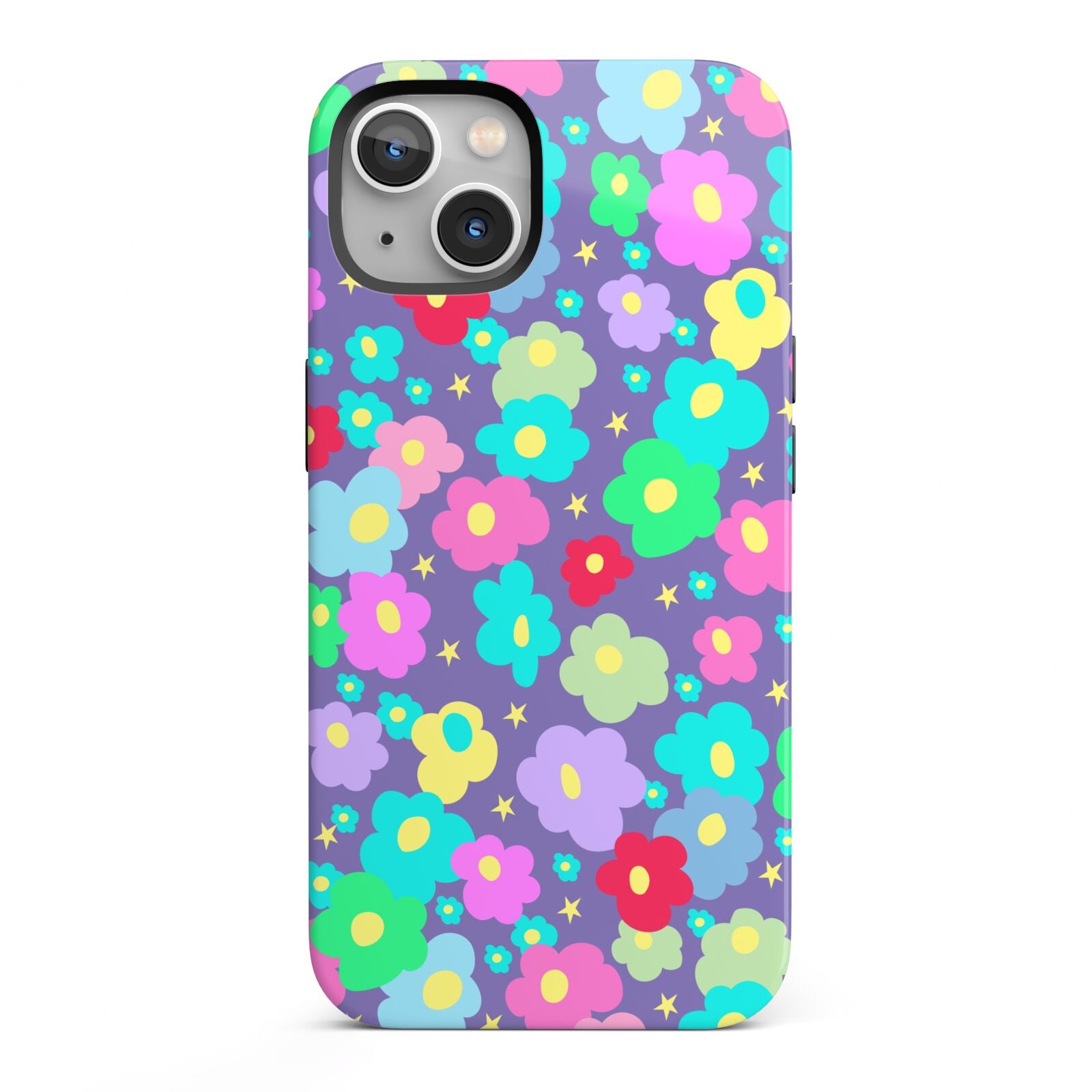 Colourful Flowers iPhone 13 Full Wrap 3D Tough Case