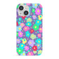 Colourful Flowers iPhone 13 Mini Full Wrap 3D Snap Case