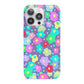 Colourful Flowers iPhone 13 Pro Full Wrap 3D Snap Case
