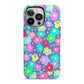 Colourful Flowers iPhone 13 Pro Full Wrap 3D Tough Case