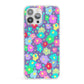 Colourful Flowers iPhone 13 Pro Max Clear Bumper Case