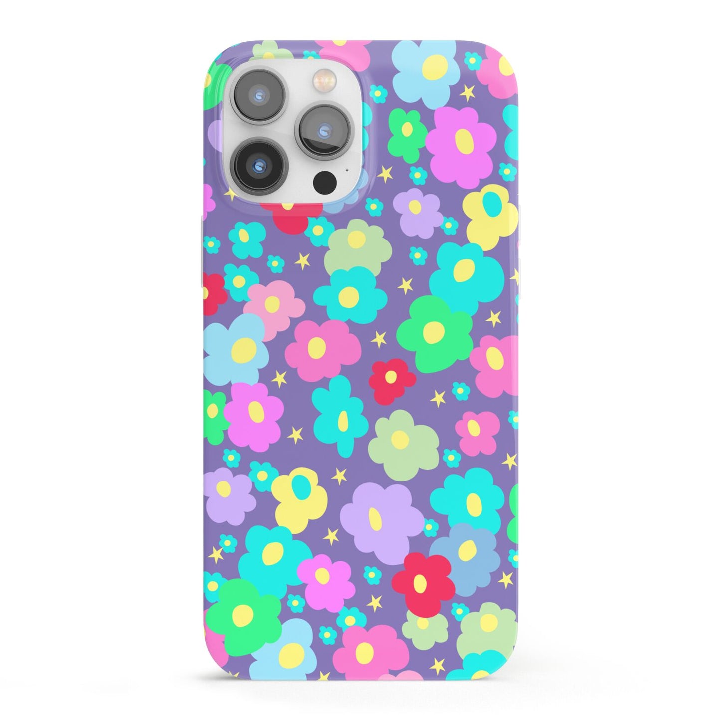 Colourful Flowers iPhone 13 Pro Max Full Wrap 3D Snap Case