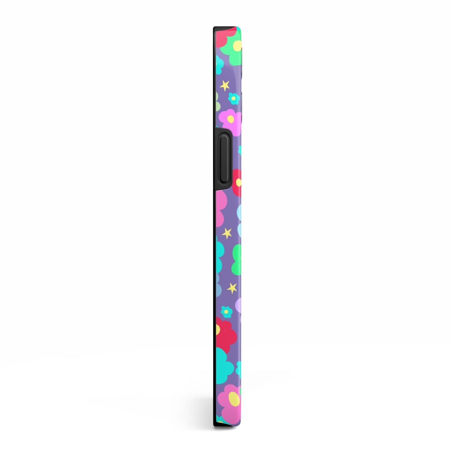 Colourful Flowers iPhone 13 Pro Max Side Image 3D Tough Case