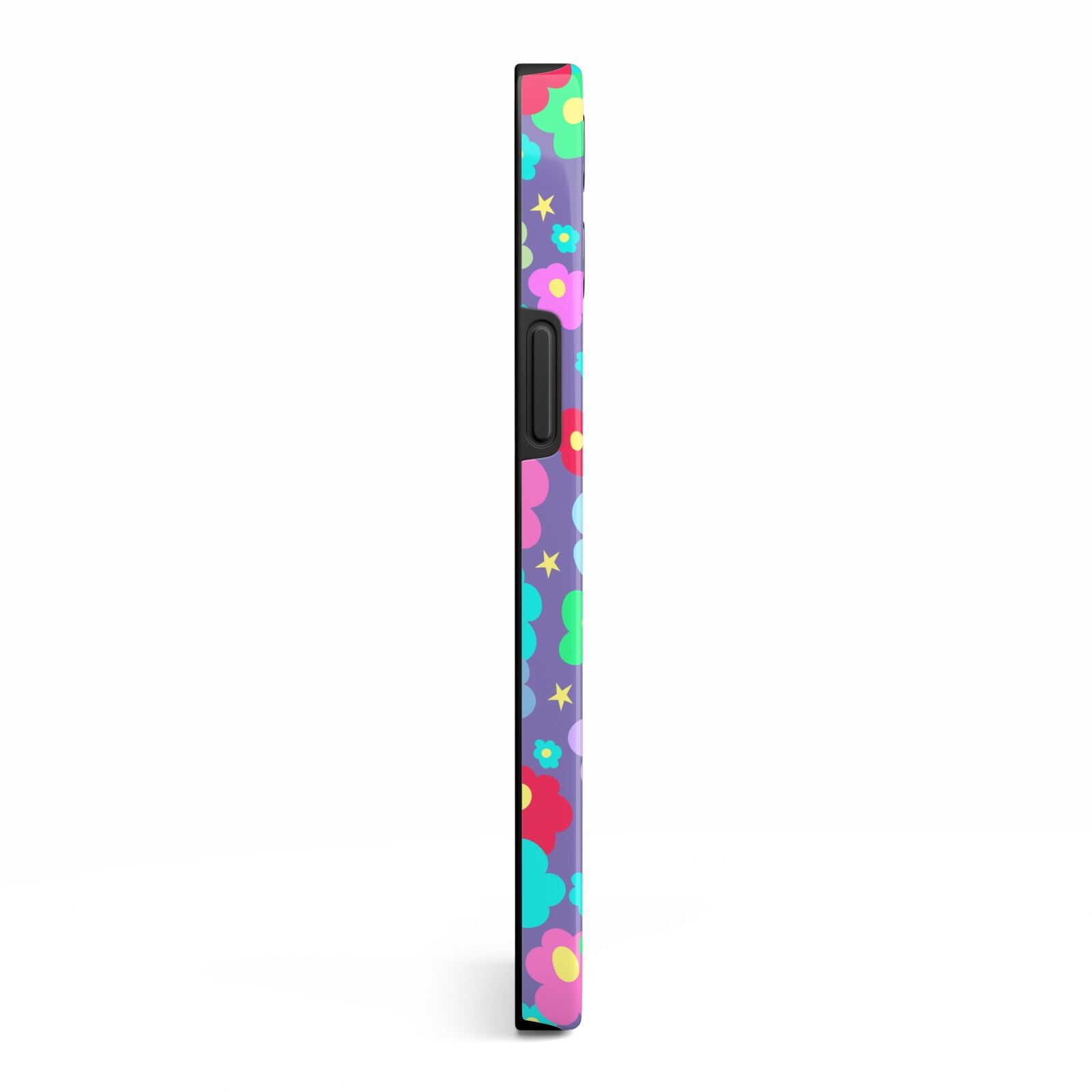 Colourful Flowers iPhone 13 Pro Max Side Image 3D Tough Case