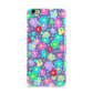 Colourful Flowers iPhone 6 Plus 3D Snap Case on Gold Phone