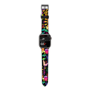 Colourful Flowery Watch Strap