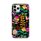 Colourful Flowery Apple iPhone 11 Pro in Silver with Bumper Case