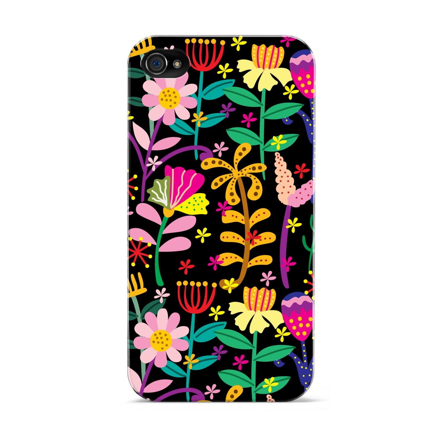 Colourful Flowery Apple iPhone 4s Case