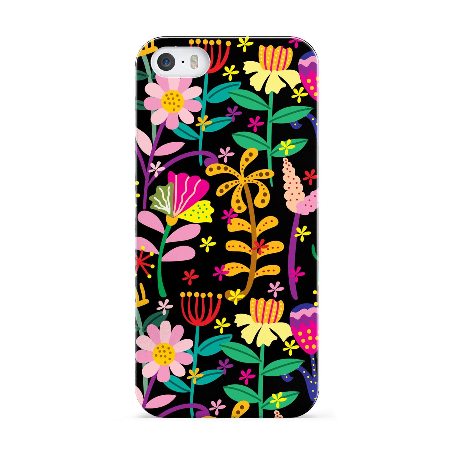 Colourful Flowery Apple iPhone 5 Case