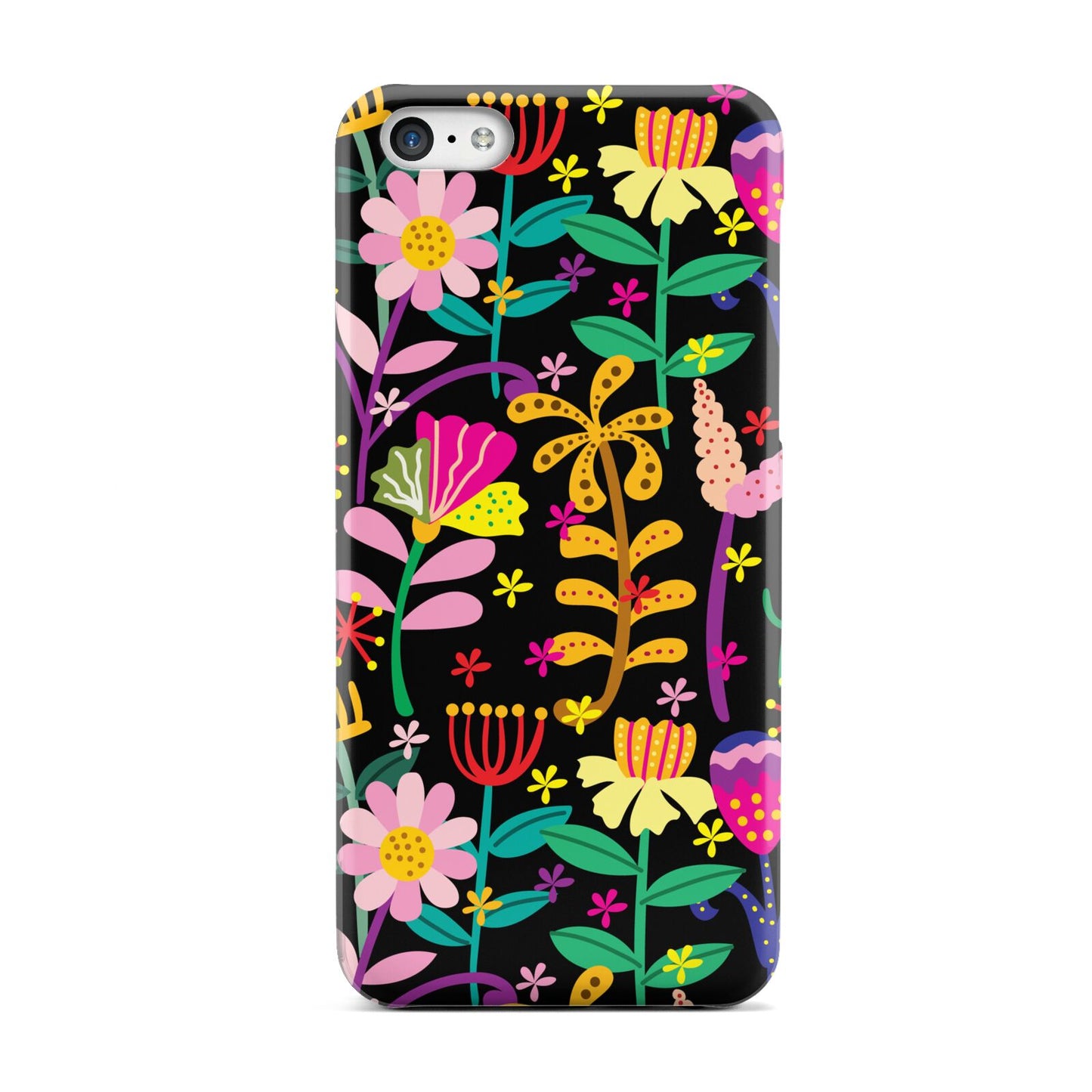 Colourful Flowery Apple iPhone 5c Case