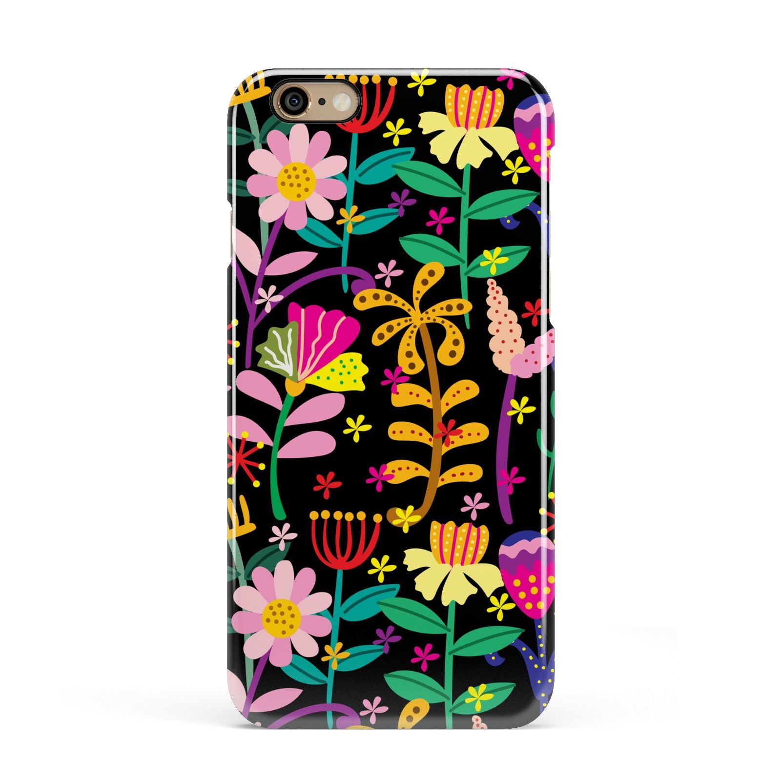 Colourful Flowery Apple iPhone 6 3D Snap Case