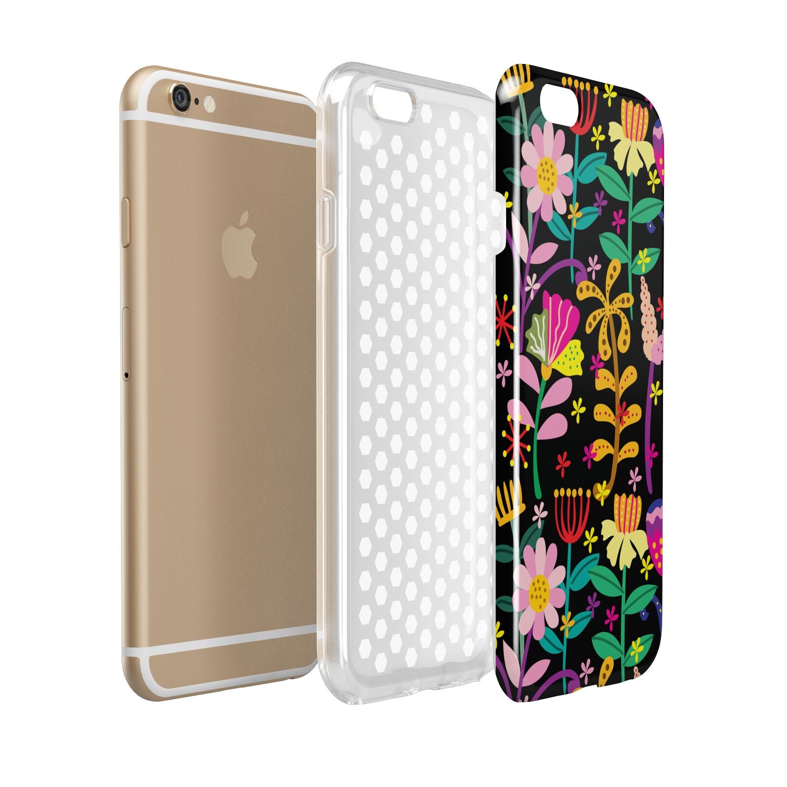 Colourful Flowery Apple iPhone 6 3D Tough Case Expanded view