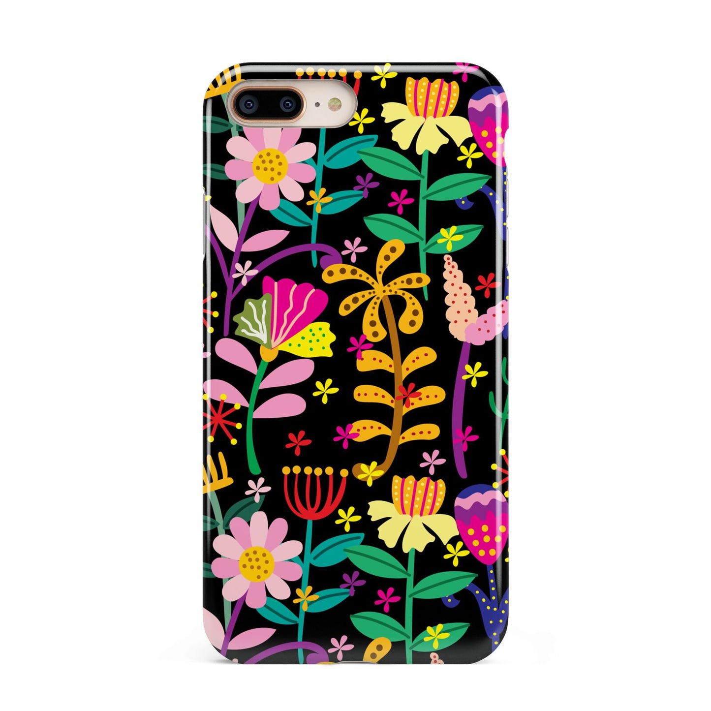 Colourful Flowery Apple iPhone 7 8 Plus 3D Tough Case