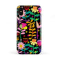 Colourful Flowery Apple iPhone XS 3D Tough