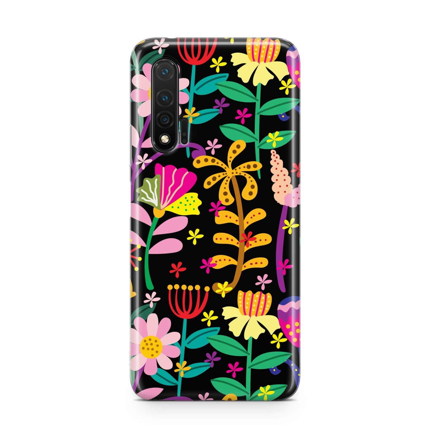 Colourful Flowery Huawei Nova 6 Phone Case