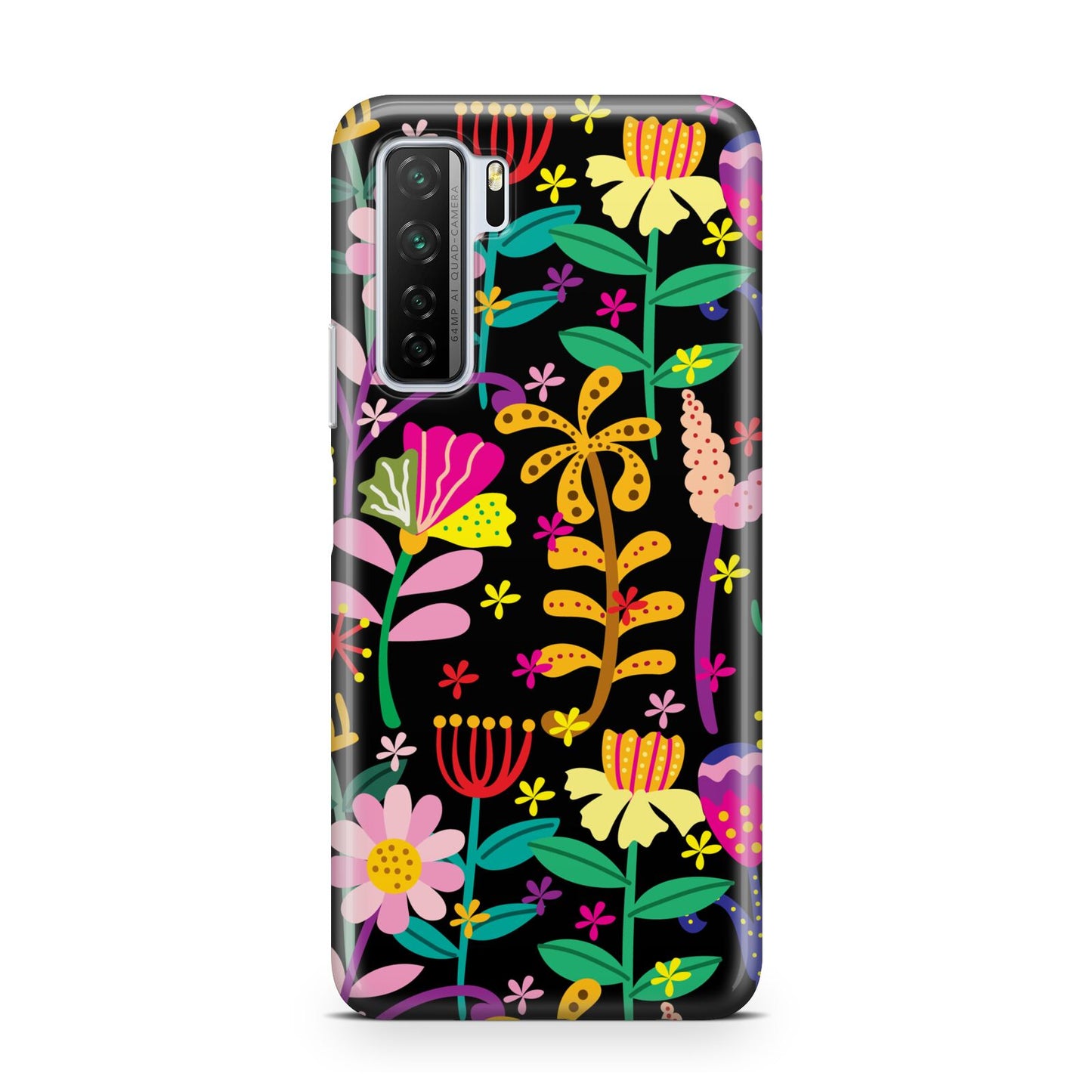 Colourful Flowery Huawei P40 Lite 5G Phone Case