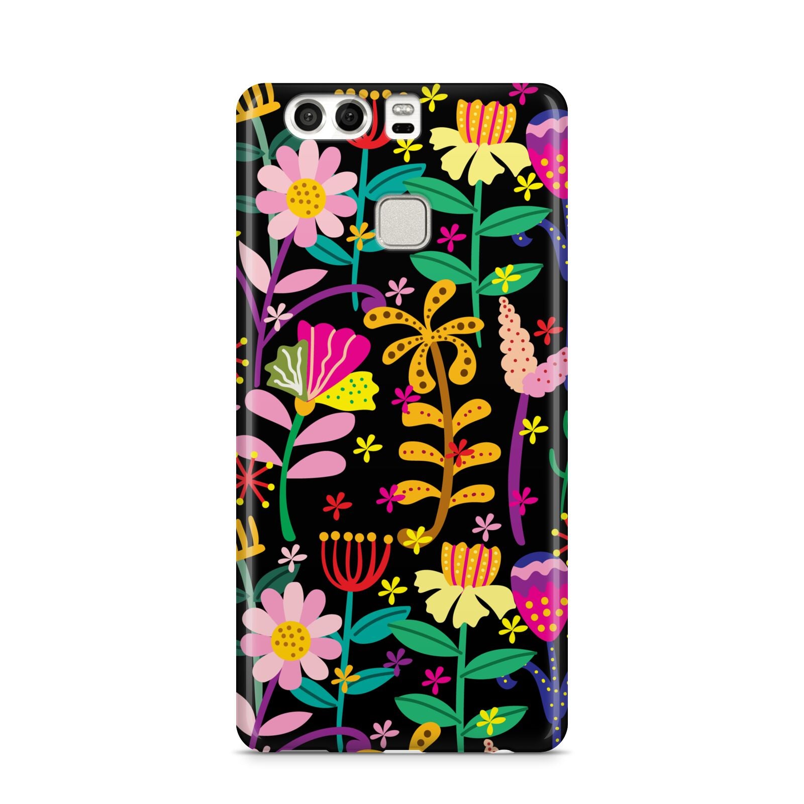 Colourful Flowery Huawei P9 Case