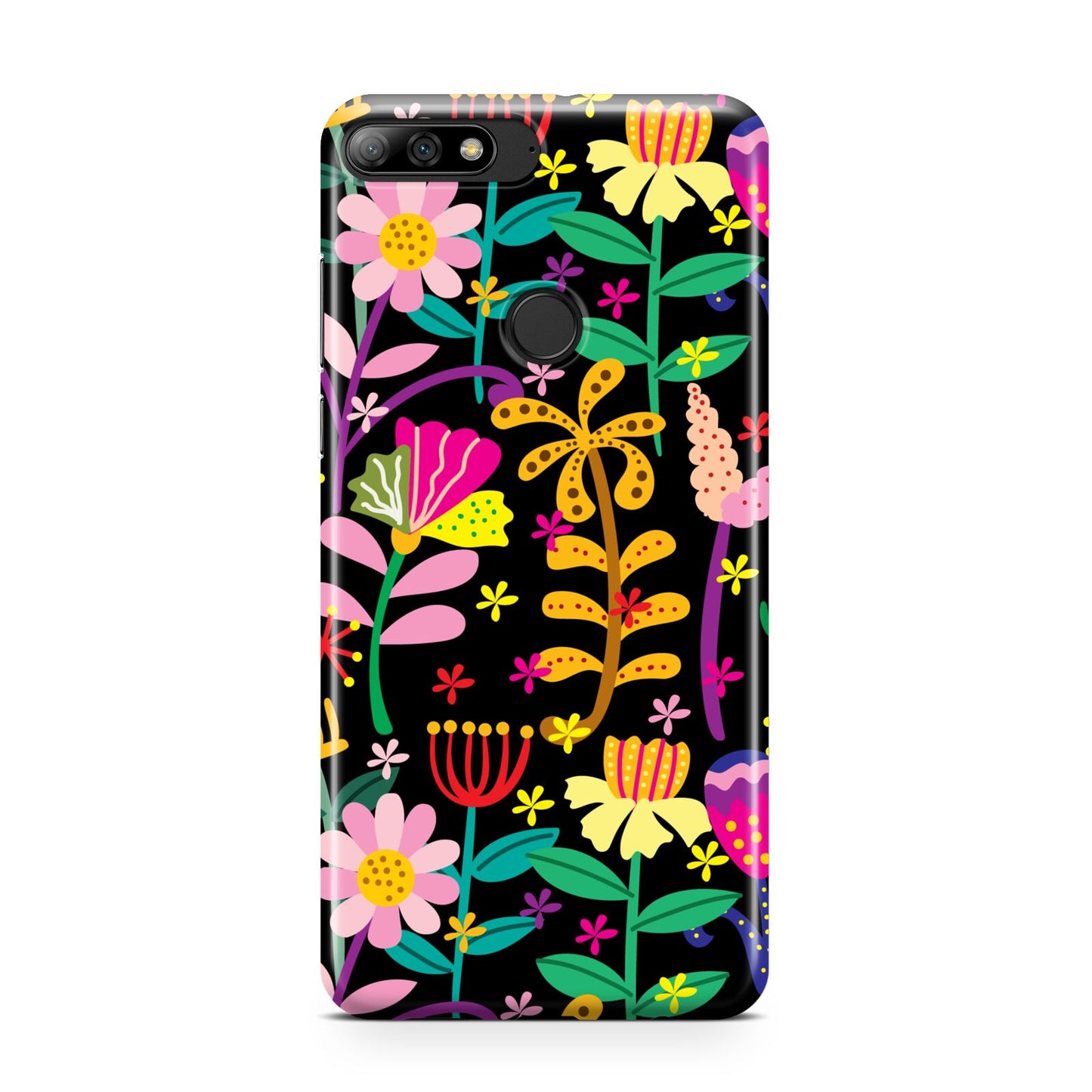 Colourful Flowery Huawei Y7 2018