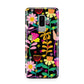 Colourful Flowery Samsung Galaxy S9 Plus Case on Silver phone