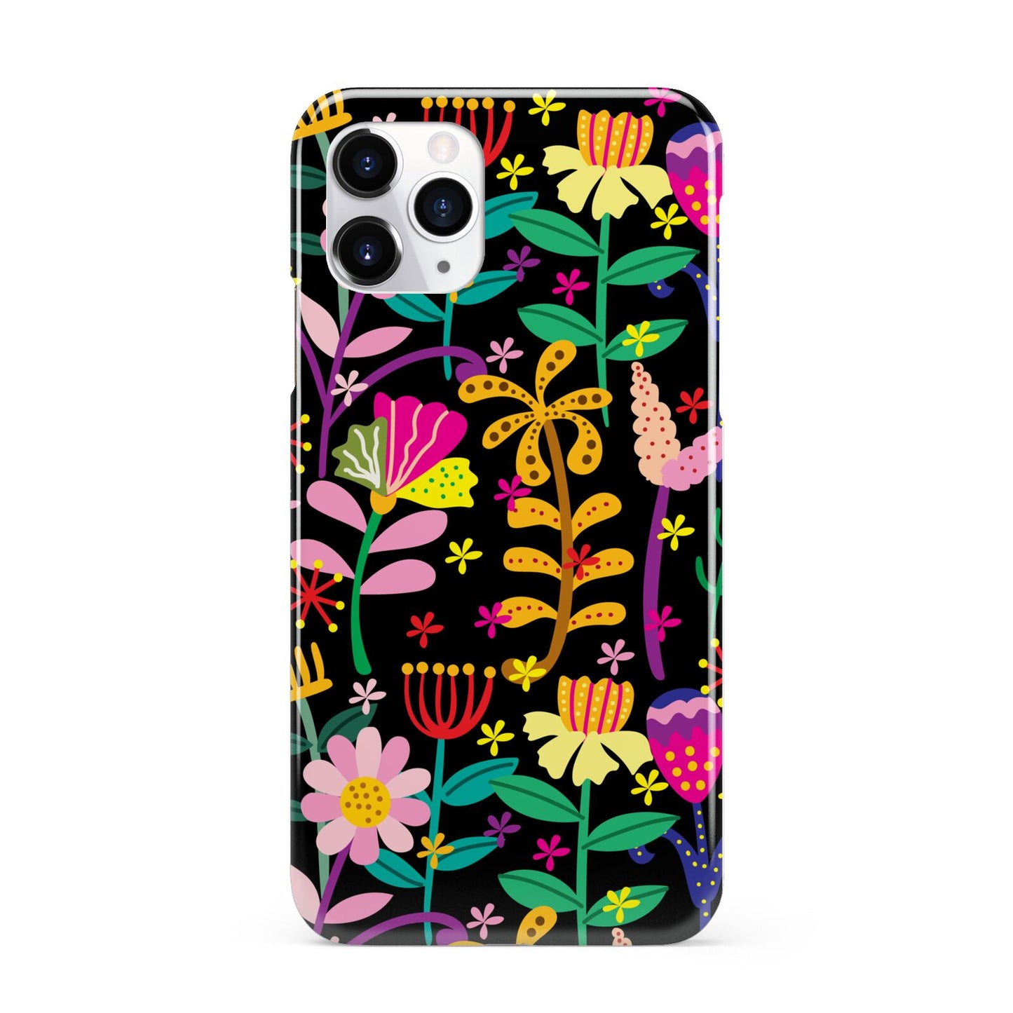 Colourful Flowery iPhone 11 Pro 3D Snap Case