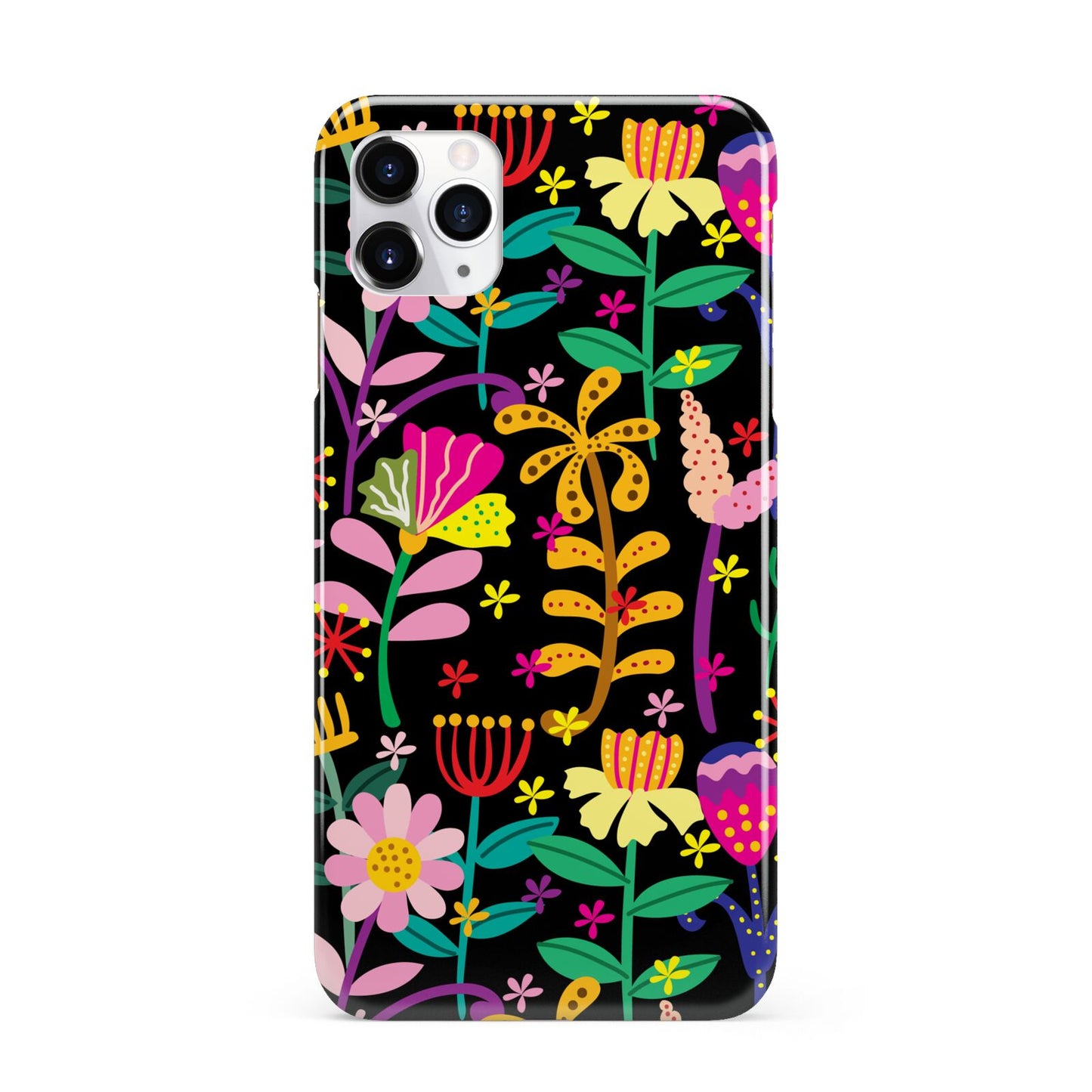Colourful Flowery iPhone 11 Pro Max 3D Snap Case