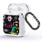 Colourful Halloween AirPods Glitter Case Side Image