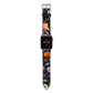 Colourful Halloween Apple Watch Strap with Silver Hardware