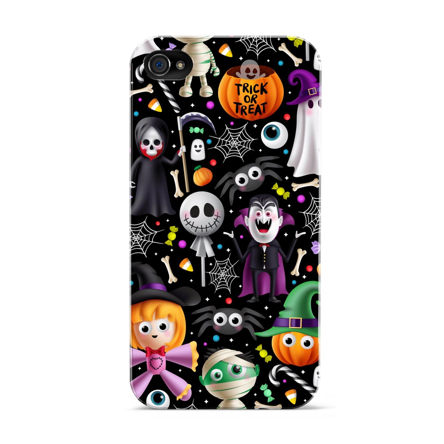 Colourful Halloween Apple iPhone 4s Case