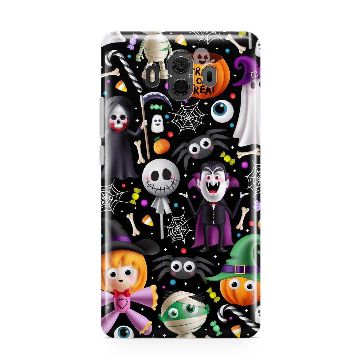 Colourful Halloween Huawei Mate 10 Protective Phone Case